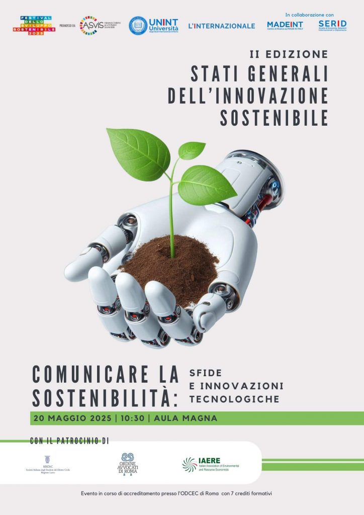 Stati generali dell’innovazione sostenibile II edizione - Comunicare la sostenibilità: sfide e innovazioni tecnologiche